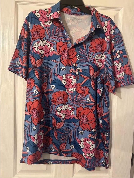 Vineyard Vines Other - Vineyard Vines On The Go Sankaty Polo Mens Large Floral